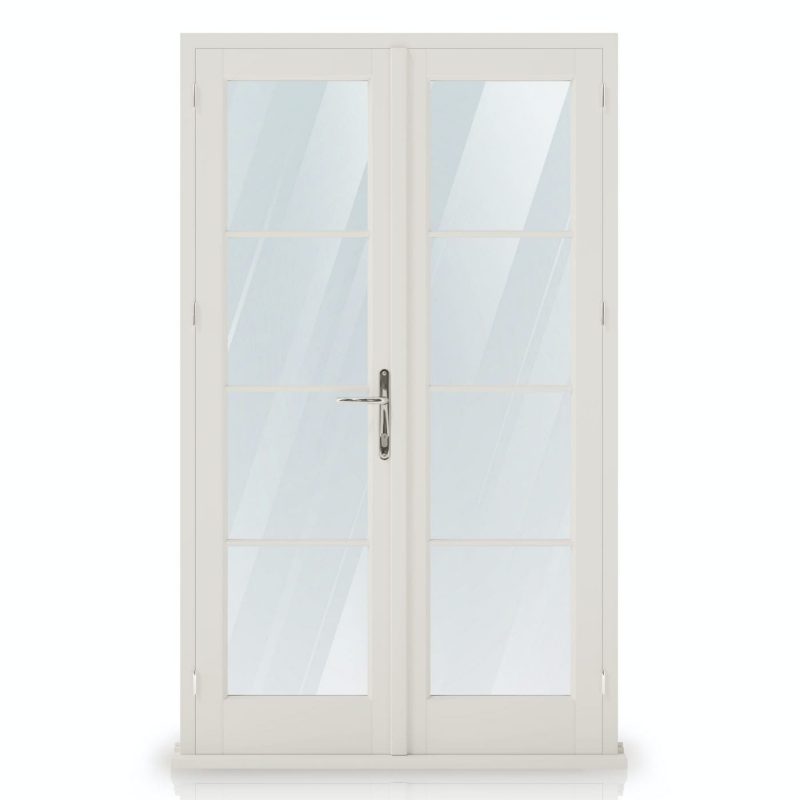 Drzwi French Door - wizualizacja - zewnątrz